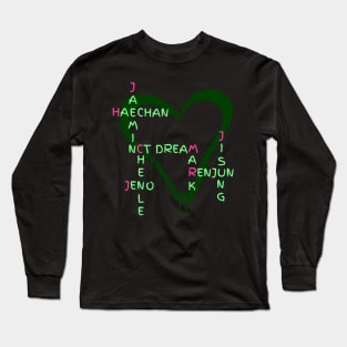 NCT DREAM Crossword Long Sleeve T-Shirt